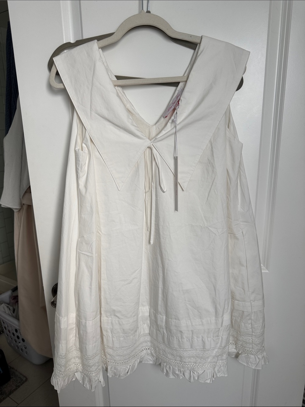 Lisa Says Gah Jenny Mini Dress with Sailor Collar NWT
